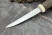 Сындыыс средний 130 (N690, стабилизированная карельская береза коричневая, рог лося)