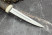 Сындыыс средний 130 (N690, стабилизированная карельская береза коричневая, рог лося)